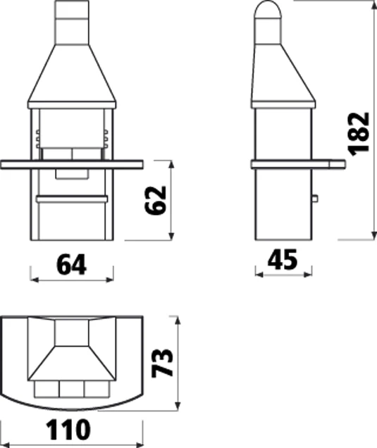 Grillkamin Wellfire TOSCANA Mit Kupferhaube - Image 3