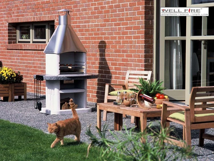 Grillkamin Wellfire ARDEA Mit Edelstahlhaube - Image 4