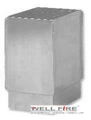 Haubenverlängerung Edelstahl Für Wellfire Grillkamin TOSKANA