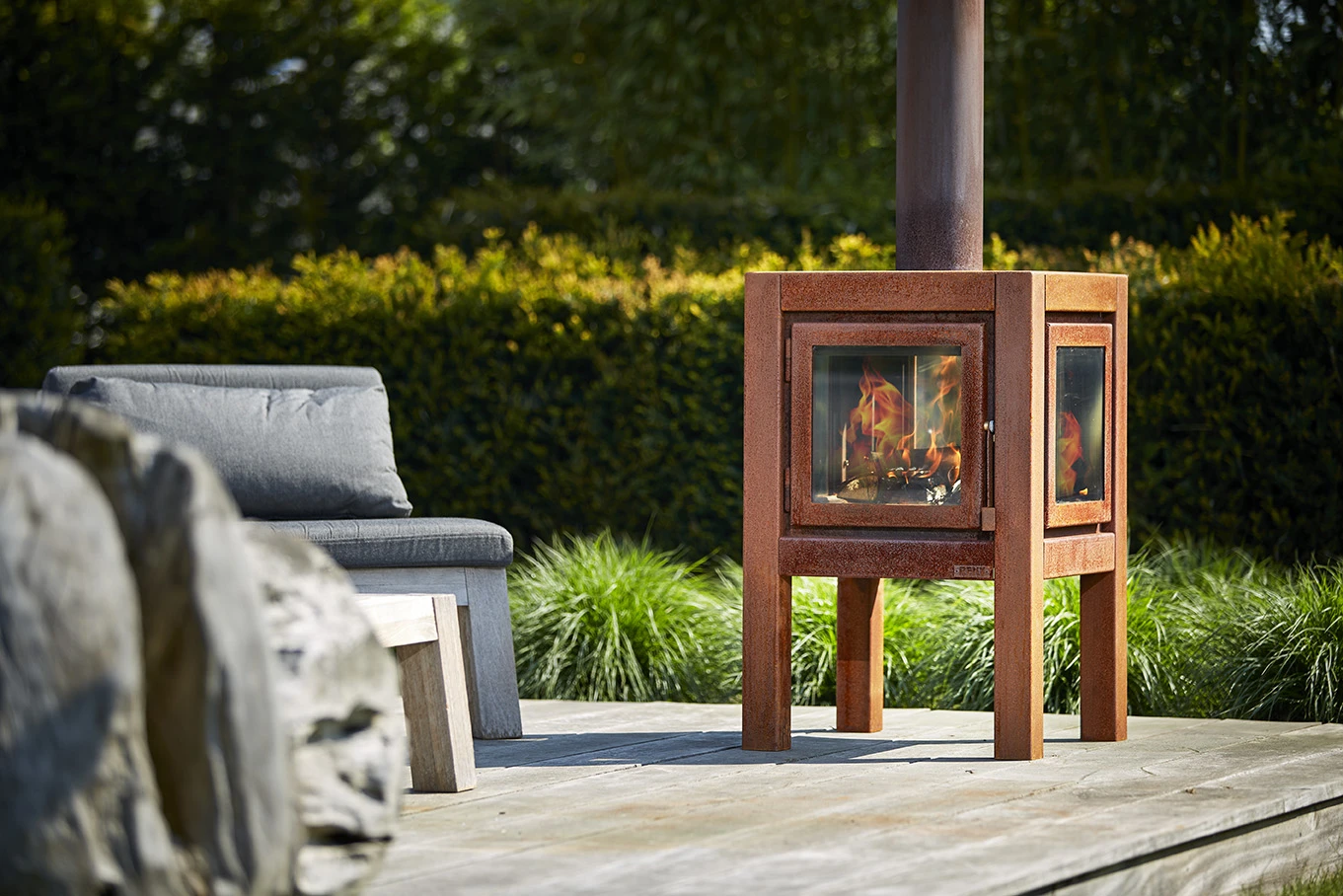 Terrassenkamin Cortenstahl RB73 QUARUBA L - Image 4