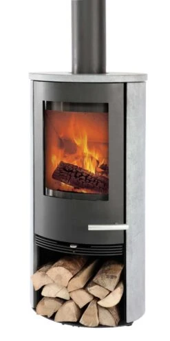 Kaminofen TermaTech TT20Rs Speckstein Schwarz, 5 KW