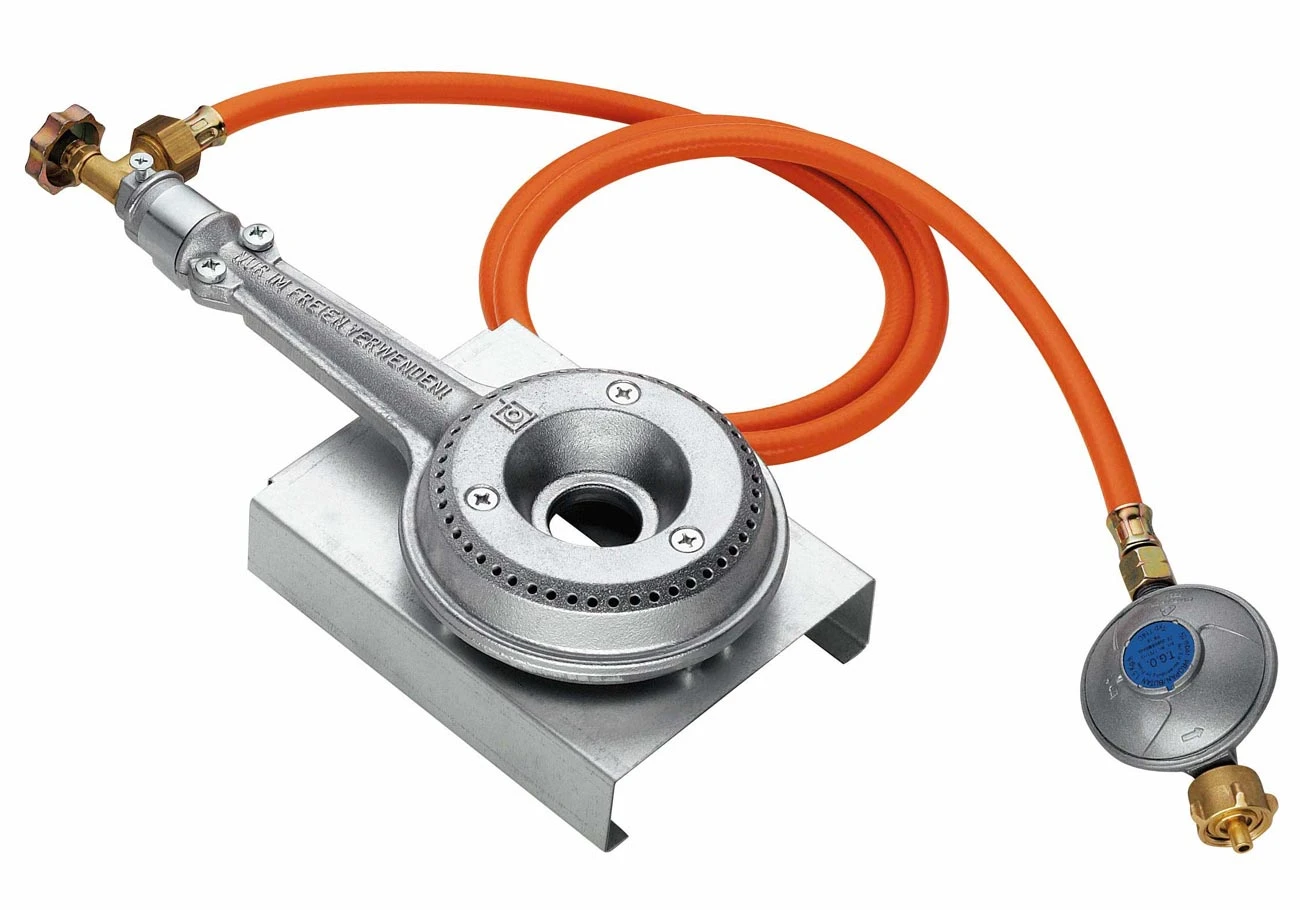 Peetz Regelbare Gasheizung 4200 W, Inkl. Umbauset Gaskocher