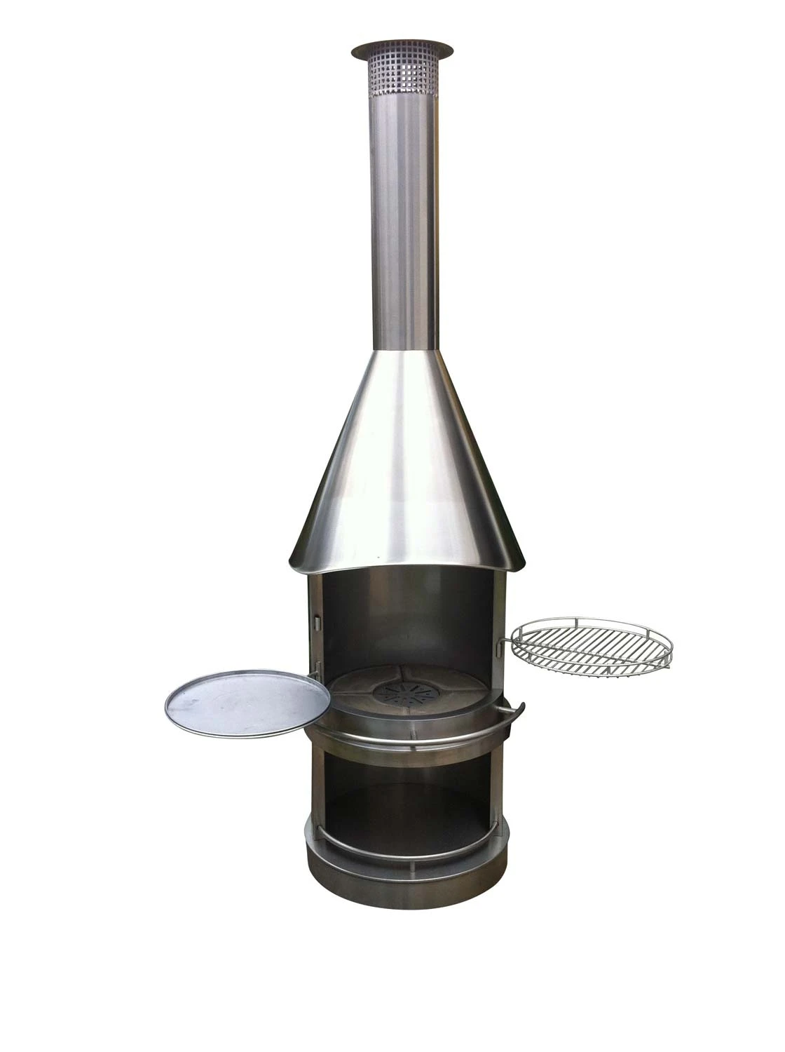 Grillkamin Edelstahl Firestar EXCLUSIV 800, Edelstahl - Image 2