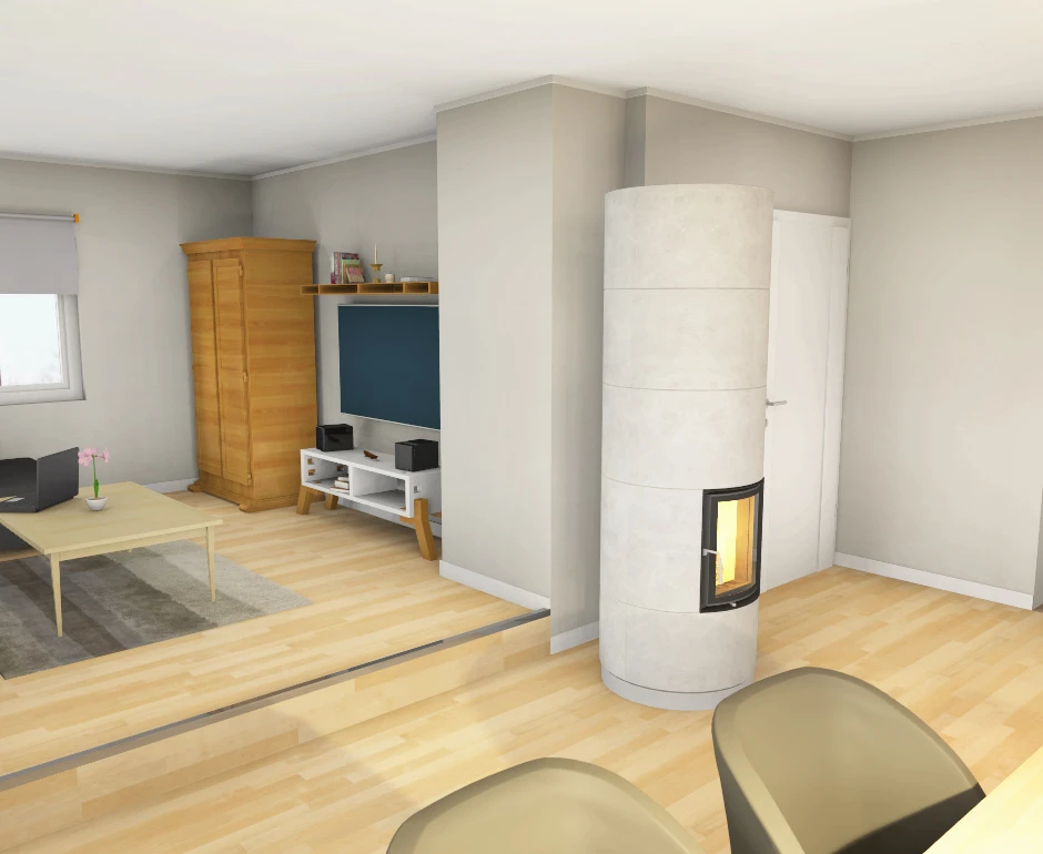 Brunner Klein-Speicherofen KSO 33r Mit Wärmebetonverkleidung – Bild 4