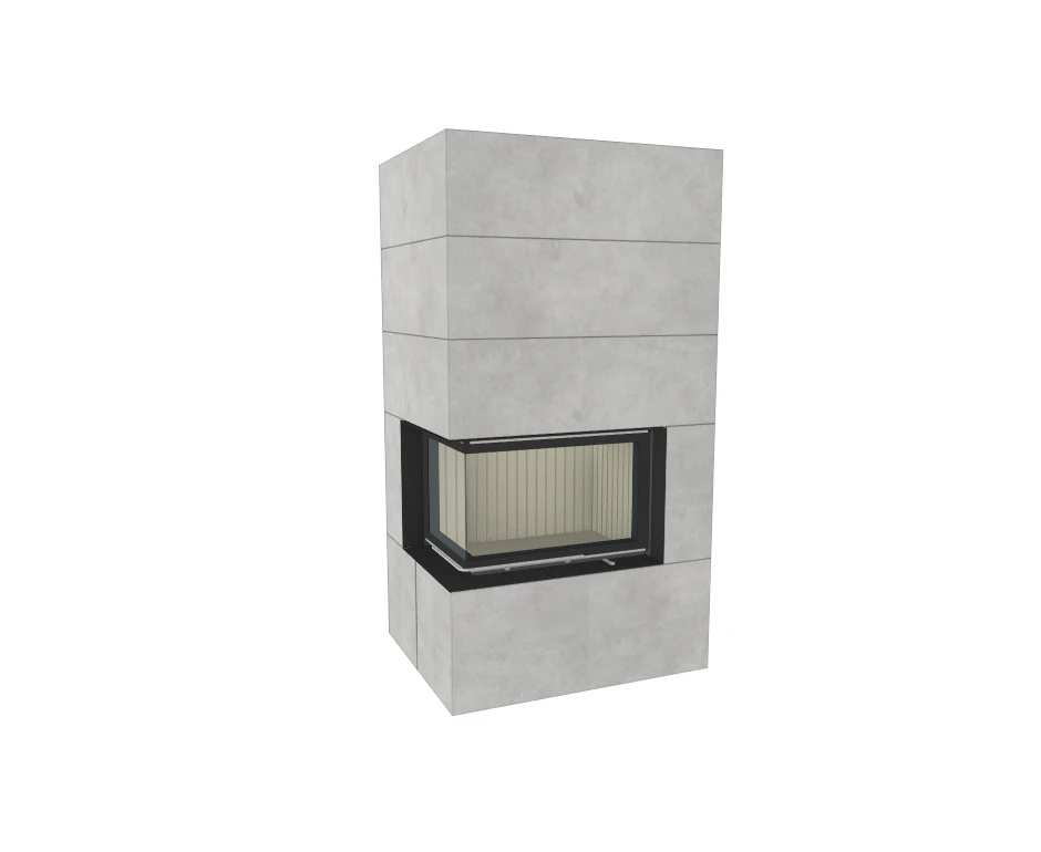 Kaminbausatz Brunner Systemkamin BSK 02 Eck Kamin Rechts Schiebetür, 11 KW – Bild 5