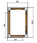 Kaminbausatz Brunner Systemkamin BSK 03 Eck Kamin Rechts Schiebetür, 12 KW – Bild 13