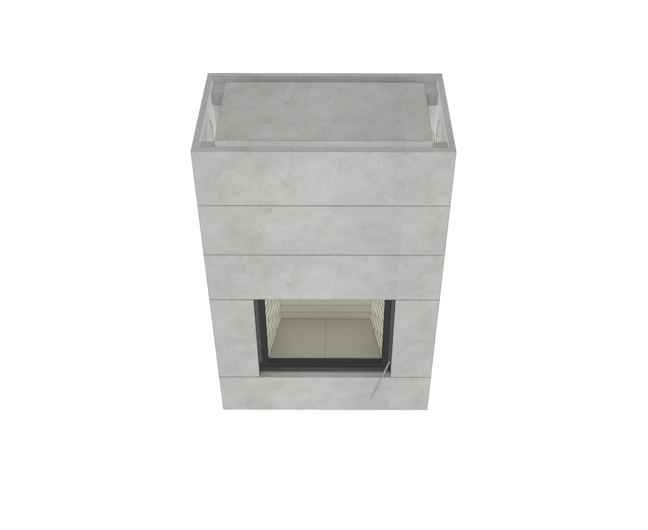 Kaminbausatz Brunner Systemkamin BSK 04 Stil Kamin Schiebetür, 10,5 KW – Bild 7