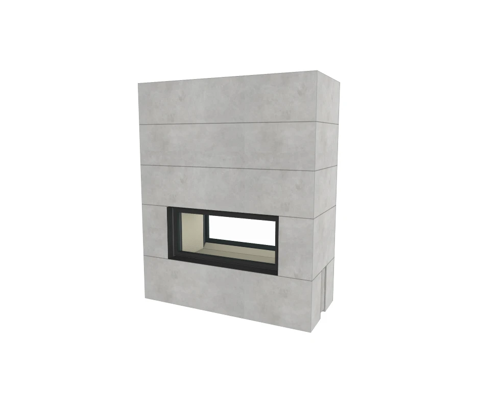 Kaminbausatz Brunner Systemkamin BSK 06 Architektur Kamin Tunnel, 14 KW – Bild 5