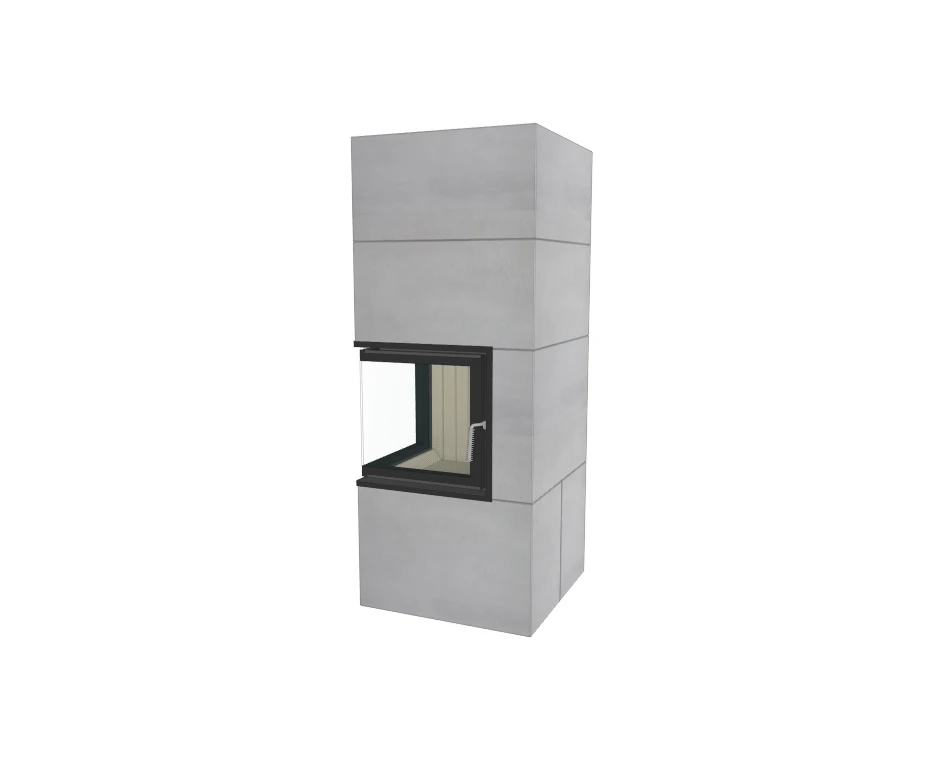 Brunner Kaminbausatz Systemkamin BSK 09 Eck Kamin Drehtür, 8 KW - Image 9