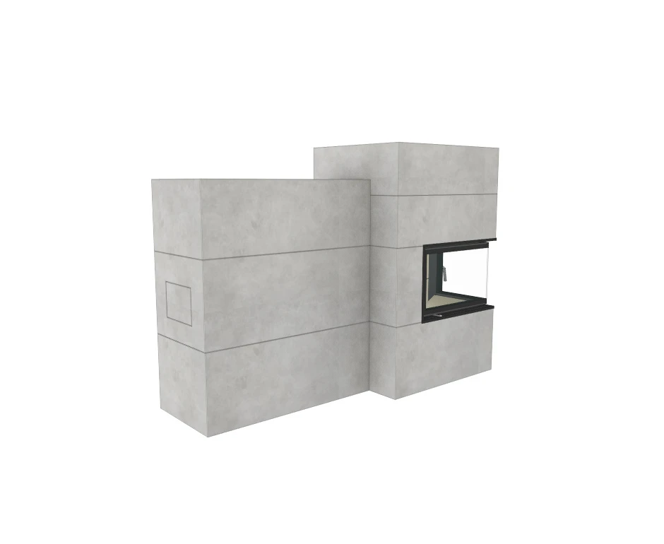 Grundofen Brunner BSG 02 Modul Speicher Stein Nebenstehend, Niedrig – Bild 4