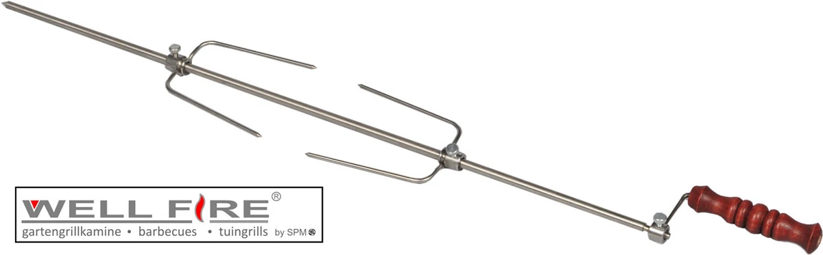 Grillspieß 65 Cm Für Diagonale Halterung – Bild 2