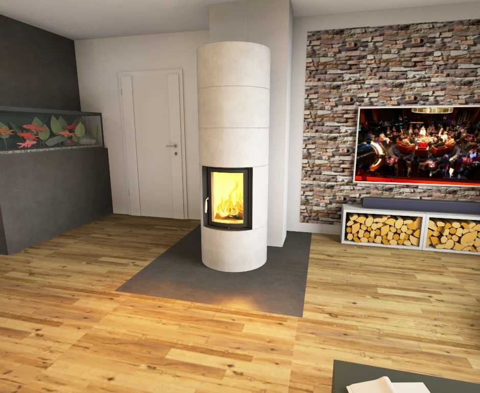 Kaminbausatz Brunner Systemofen BSO 01 HKD 2.2r, 7 KW - Image 8