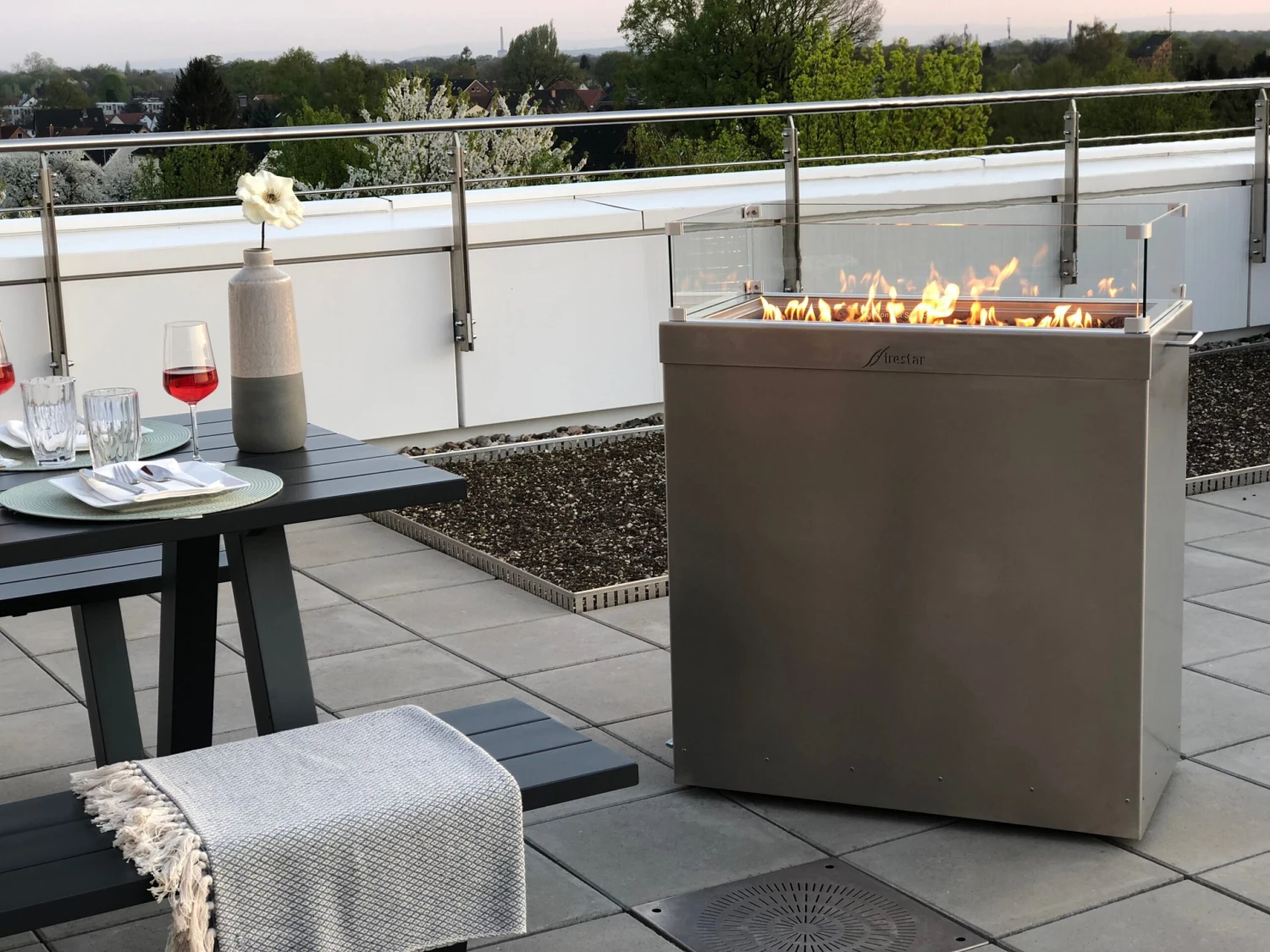 Terrassenkamin Gas Firestar Xtra-Large – Bild 6