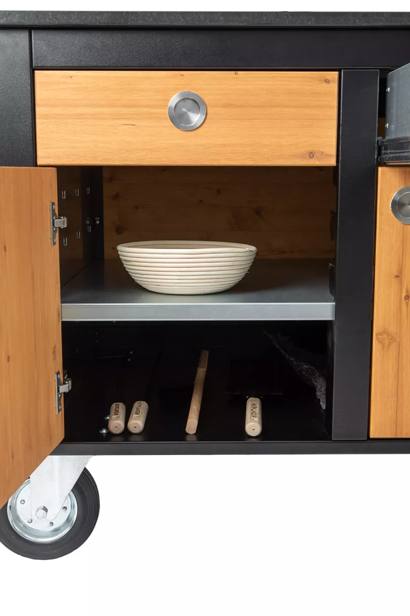 Der Merklinger Outdoor Modul "Vroni" (2 Schubladen + 2 Türen M. Ablage) - Image 9