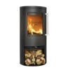 Kaminofen TermaTech TT21RS Black Schwarz Lackierter Stein, 5 KW