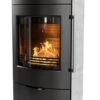 Kaminofen TermaTech TT80S Schwarz, 5,5 KW